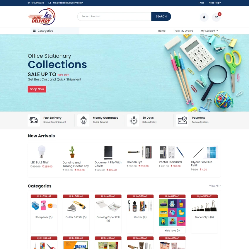 Rapid Delivery Services Project Image